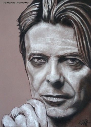 Portrait David Bowie de Catherine Wermette
