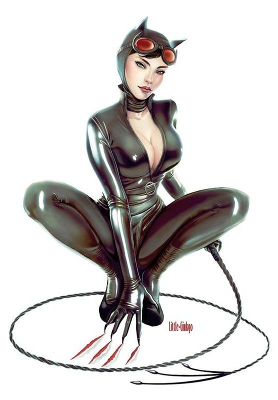PIN UP CATWOMAN