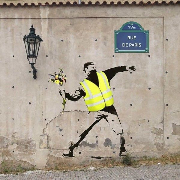 STREET ART ET GILET JAUNE