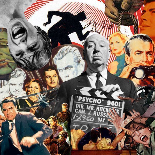 ALFRED HITCHCOCK COLLAGE