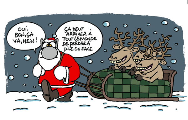 Noël vu par ... Philippe Geluck !