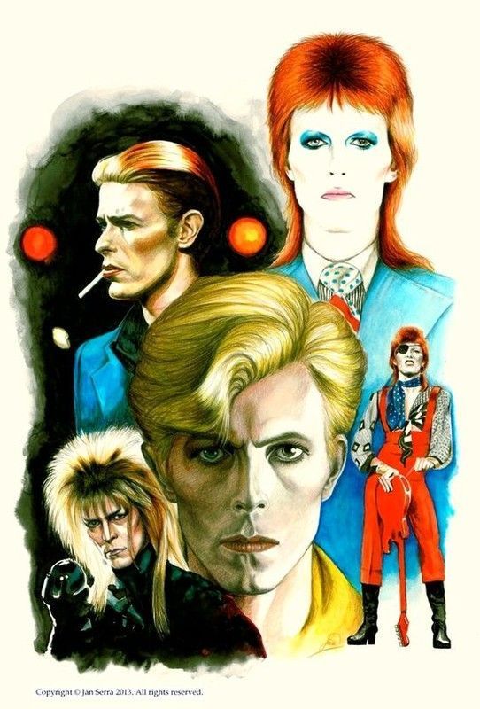 THE MANY FACES OF DAVID BOWIE