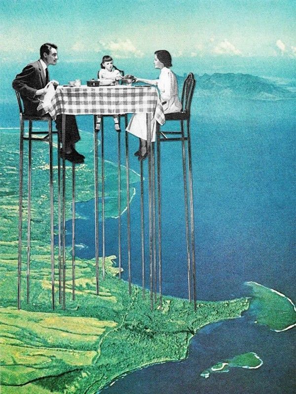 COLLAGE SURREALISTE DE VIRGINIA LOLL